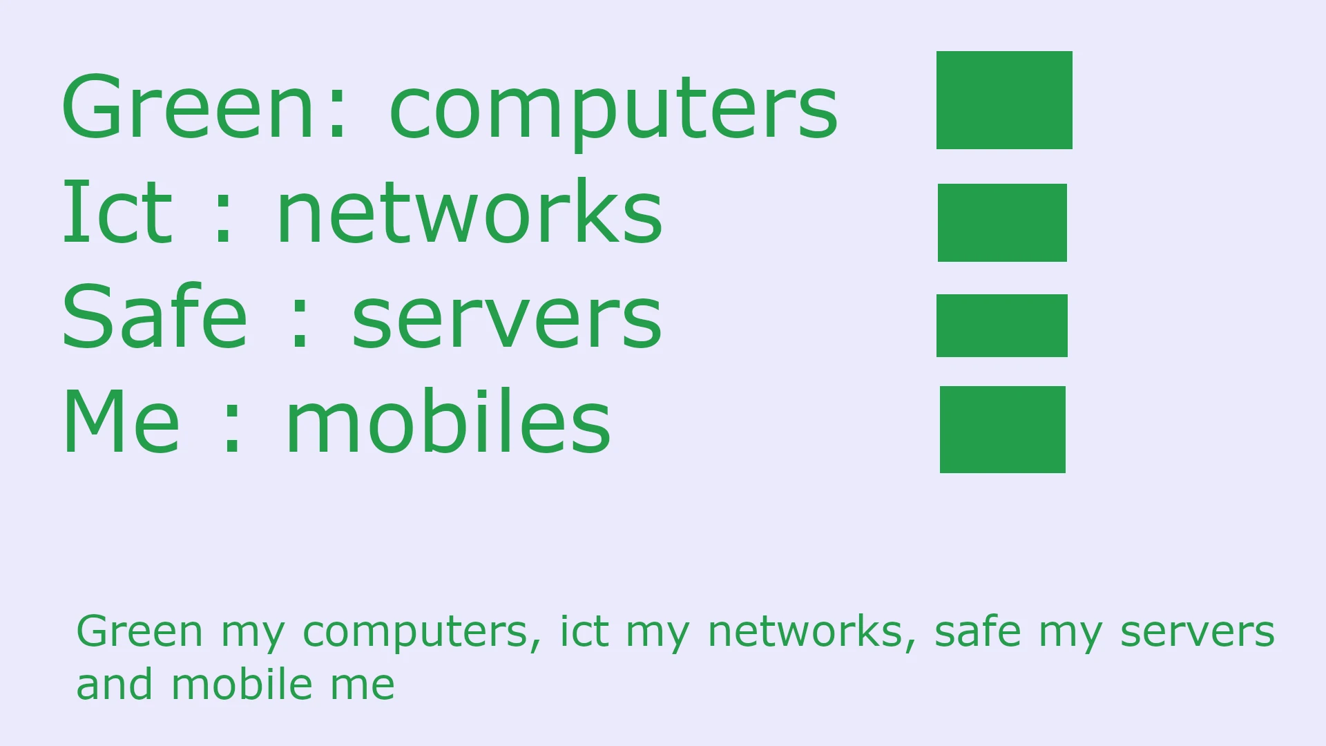 Green ict safe me Logo
